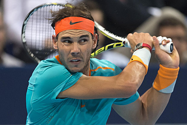 Rafael Nadal vs Pierre-Hugues Herbert ATP Basilea 2014 Pict. 1