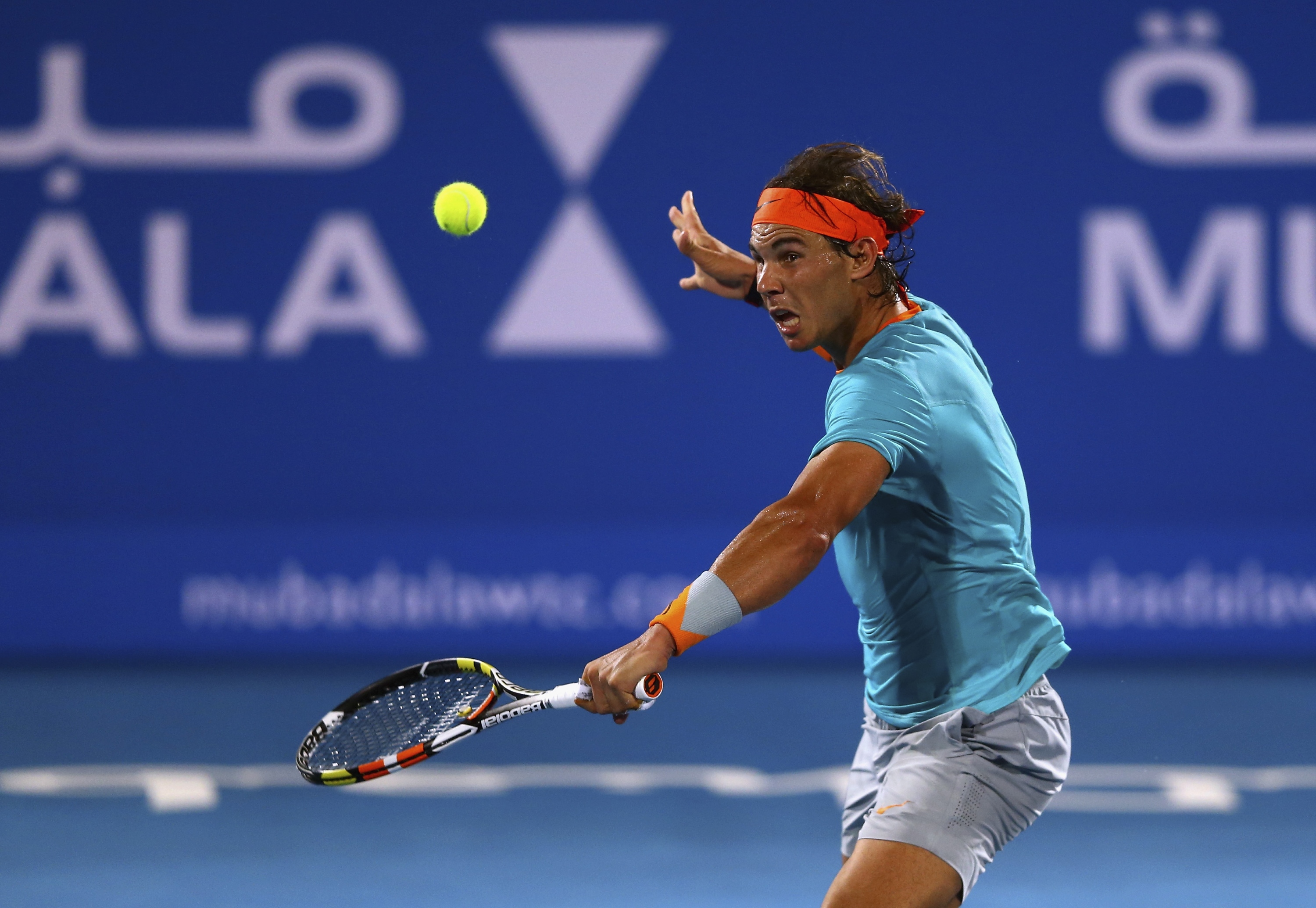 Rafael Nadal vs Andy Murray Abu Dhabi 2015 Pict. 1