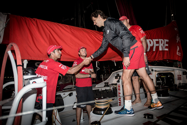 Rafael Nadal visit el Mapfre Volvo Ocean Race Pict. 3