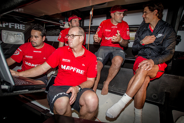 Rafael Nadal visit el Mapfre Volvo Ocean Race Pict. 9