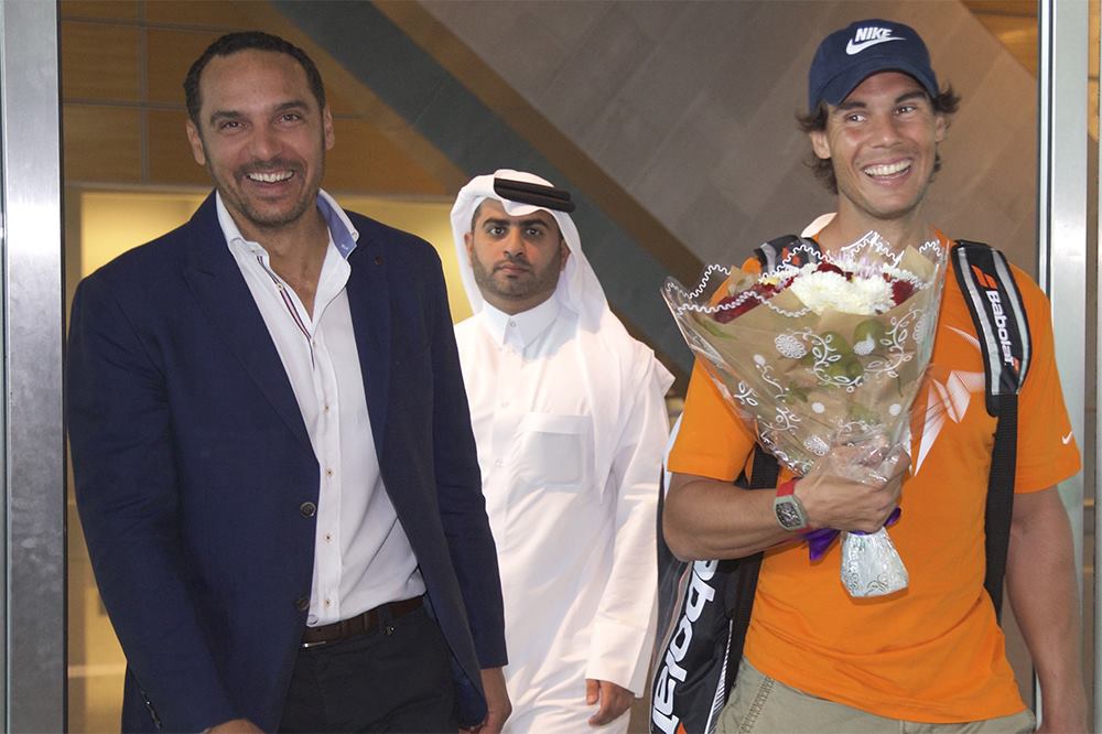 Recibimiento a Rafa Nadal en el ATP Doha 2015 Pict. 3