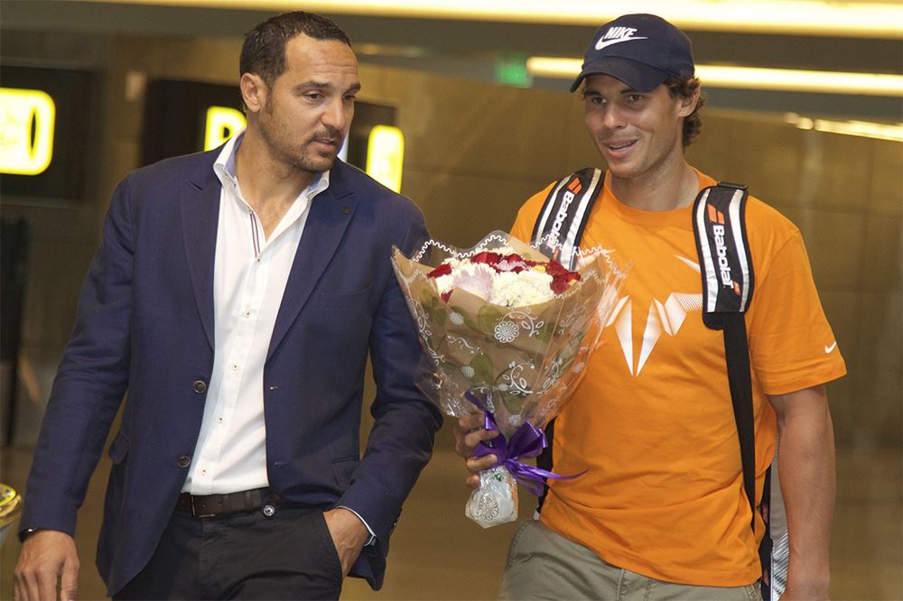 Recibimiento a Rafa Nadal en el ATP Doha 2015 Pict. 5