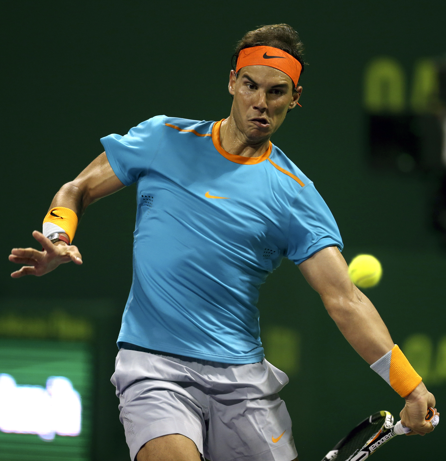 Rafael Nadal vs Michael Berrer ATP Doha 2015 Pict. 11