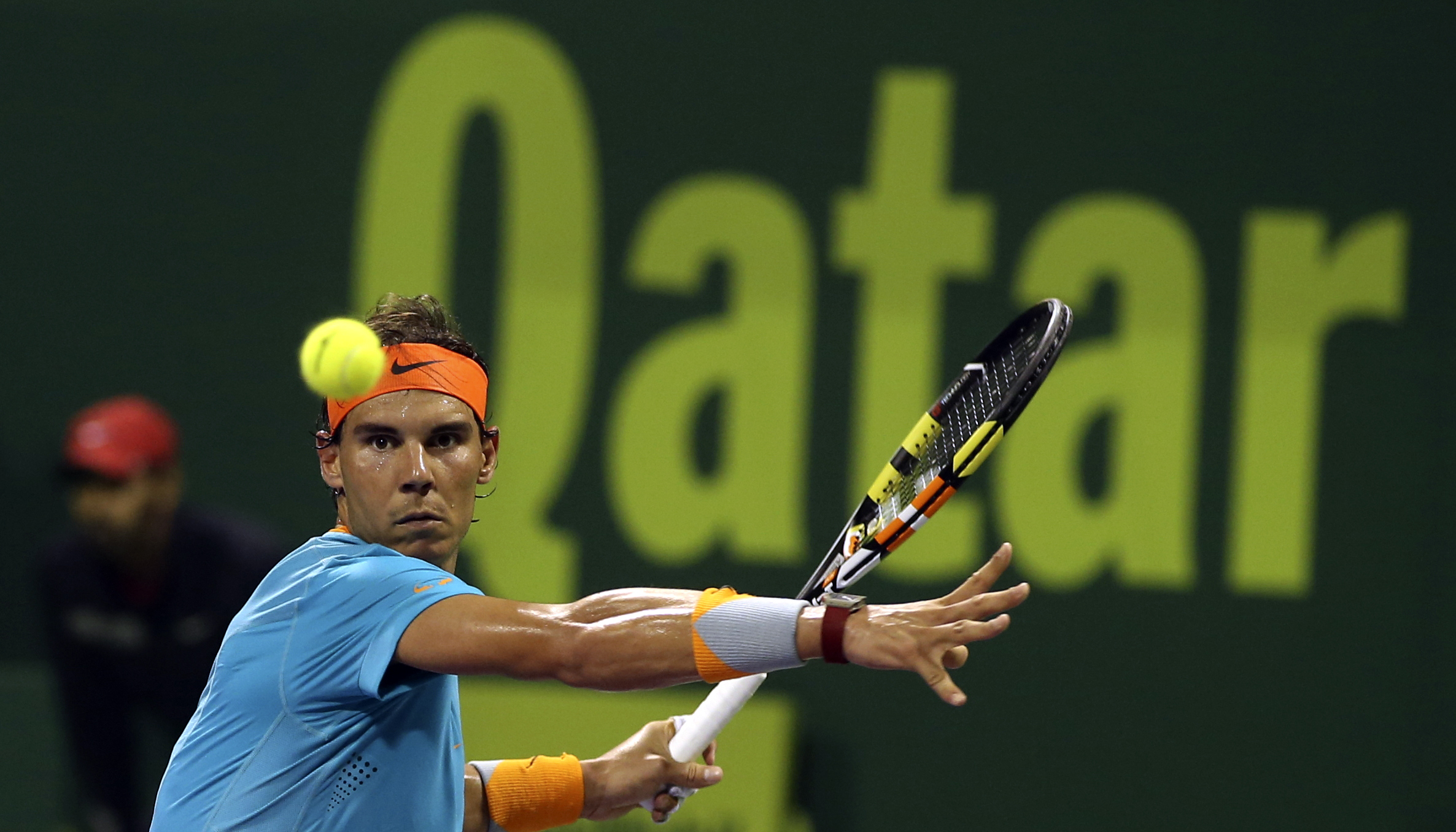 Rafael Nadal vs Michael Berrer ATP Doha 2015 Pict. 12
