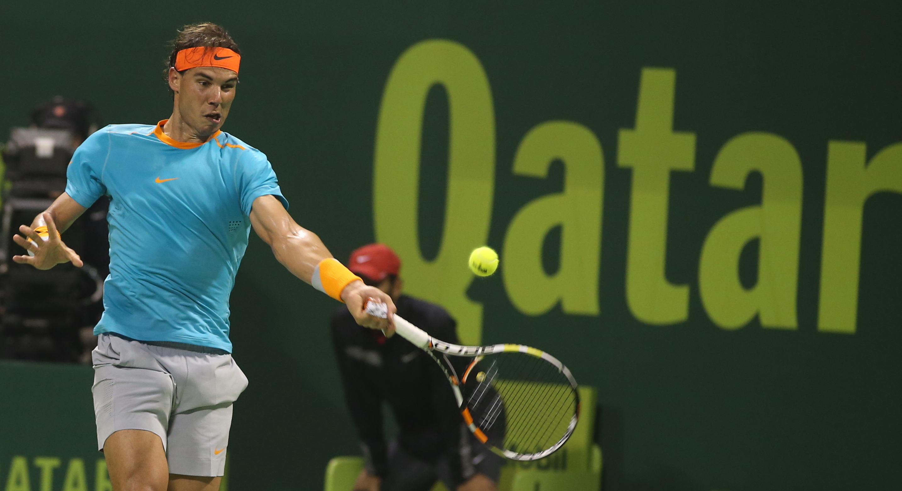 Rafael Nadal vs Michael Berrer ATP Doha 2015 Pict. 15