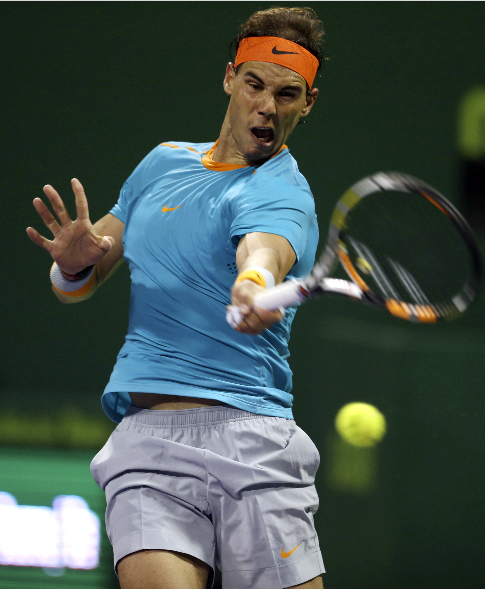 Rafael Nadal vs Michael Berrer ATP Doha 2015 Pict. 16