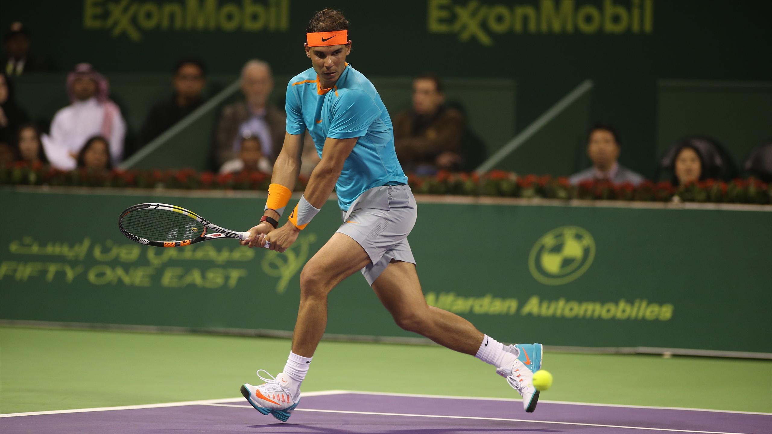 Rafael Nadal vs Michael Berrer ATP Doha 2015 Pict. 8