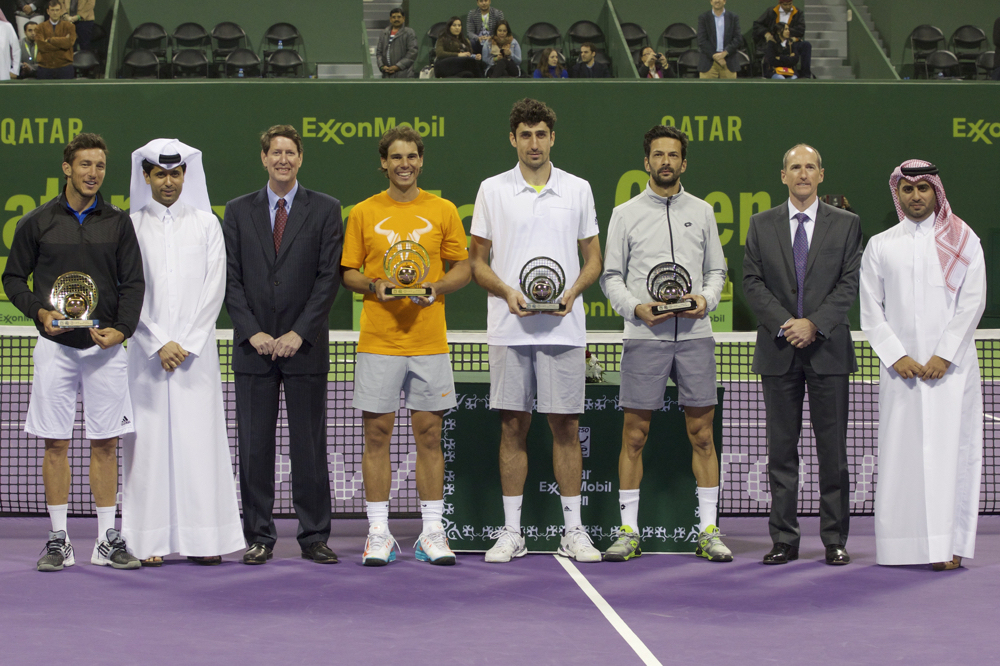 Nadal y Mnaco campeones del dobles de Doha 2015 Pict. 5