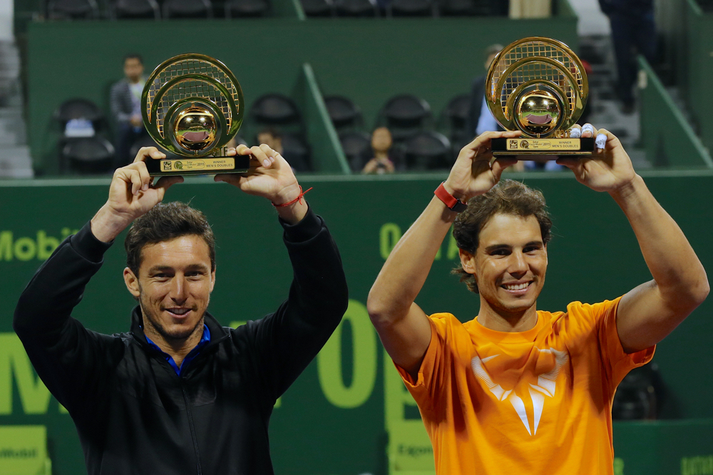 Nadal y Mnaco campeones del dobles de Doha 2015 Pict. 8