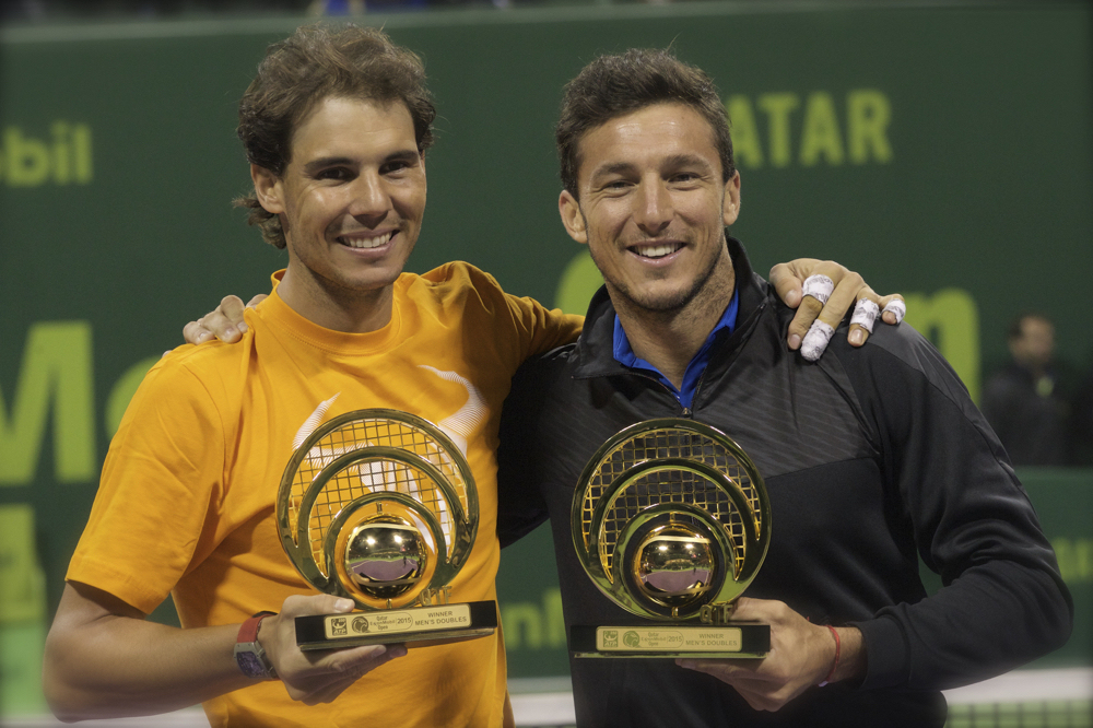 Nadal y Mnaco campeones del dobles de Doha 2015 Pict. 9