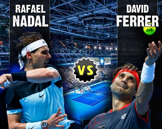 Nadal vs Ferrer en Torneo Maestros 2015