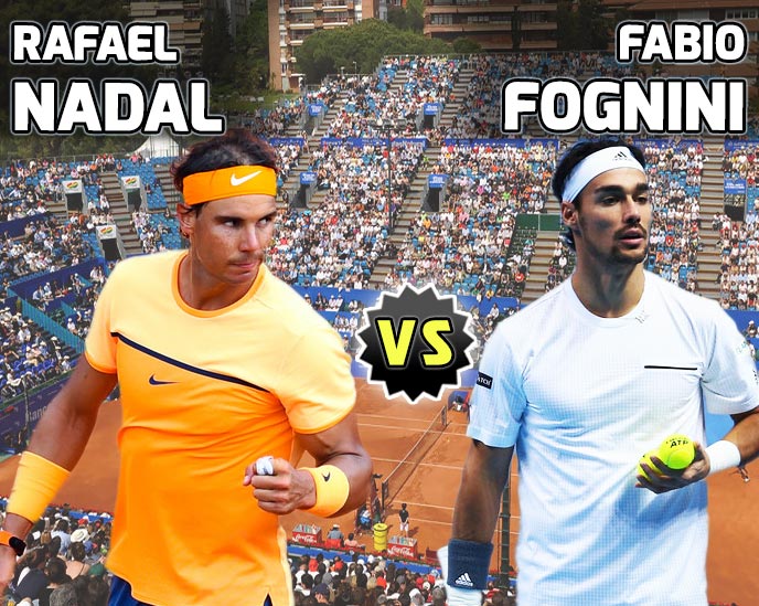 Nadal vs Fognini en Barcelona 2016