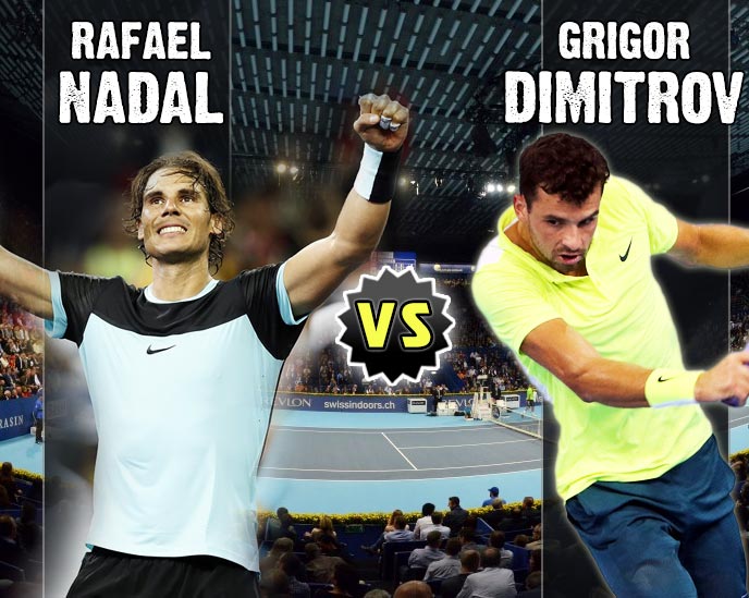 Nadal vs Dimitrov en Basel 2015
