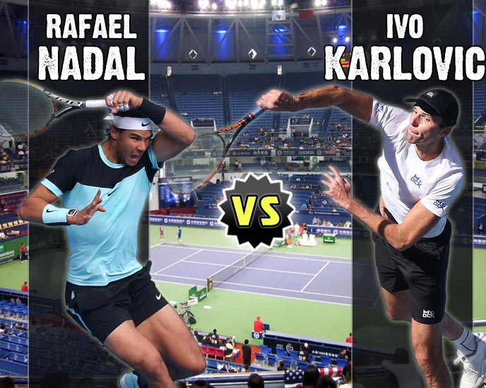 Nadal vs Karlovic en Shanghai 2015