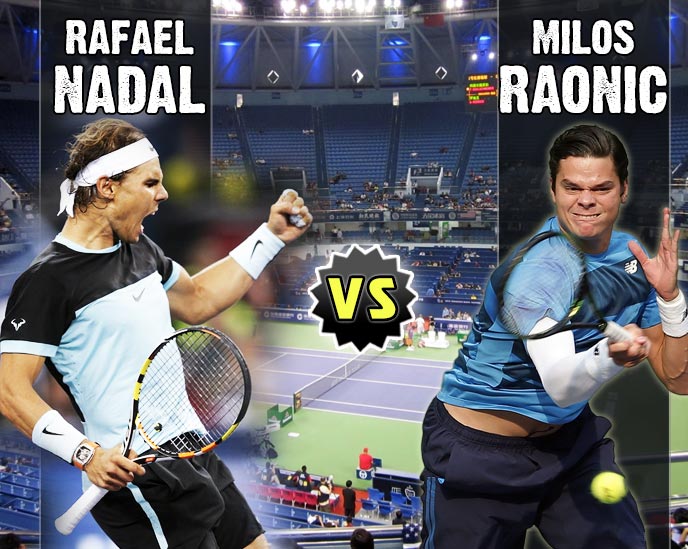 Nadal vs Raonic en Shanghai 2015