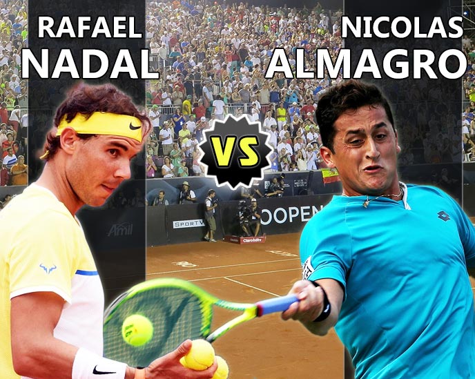 Nadal vs Almagro en Rio de Janeiro 2016