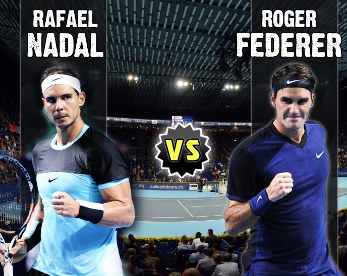 Nadal vs Federer en Basel 2015