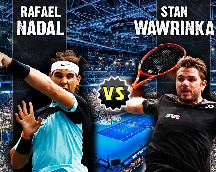 Nadal vs Wawrinka en Torneo Maestros 2015