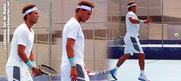 Rafa Nadal en sesin de entrenamiento en Manacor - 21 de Julio 2014 - Copyright Anuska, fan de Rafa