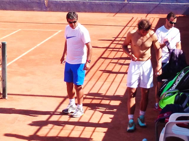 Rafa Nadal entrenando en Manacor - 23 de Julio de 2015 - Foto por Anuska