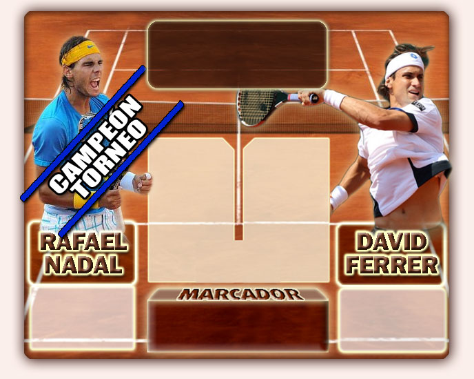 Nadal vs Ferrer en Roma 2010