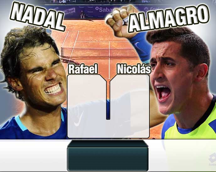 Nadal vs Almagro en Barcelona 2014