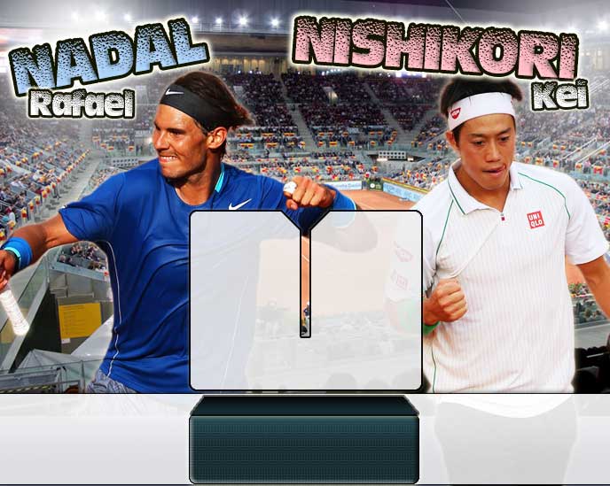 Nadal vs Nishikori en Madrid 2014