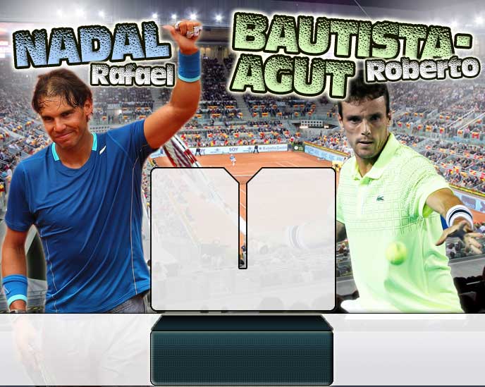 Nadal vs Bautista-Agut en Madrid 2014