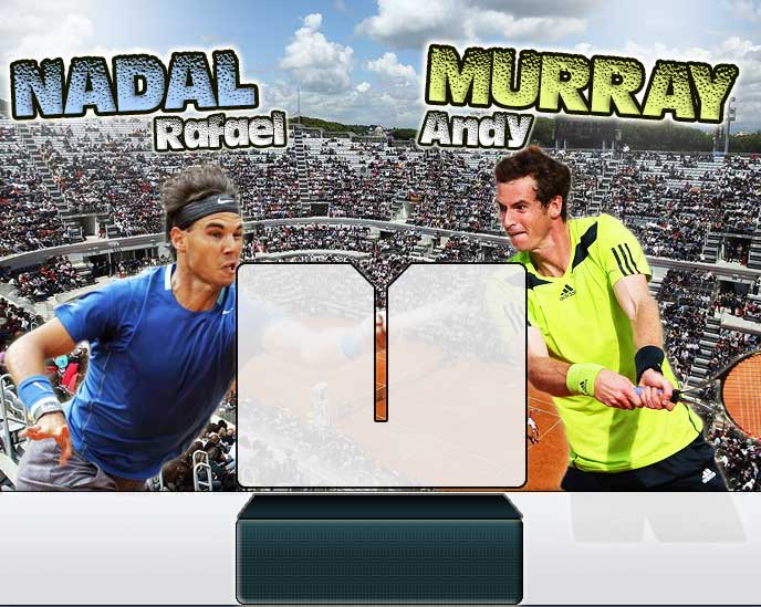 Nadal vs Murray en Roma 2014