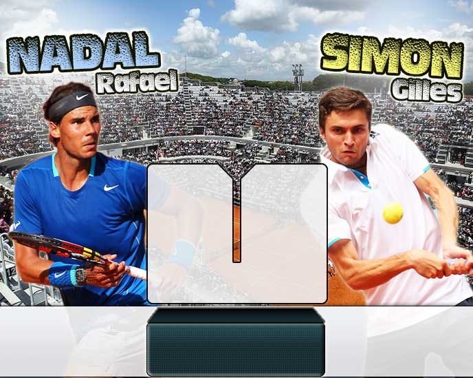 Nadal vs Simon en Roma 2014