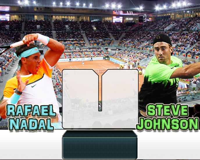 Nadal vs Johnson en Madrid 2015