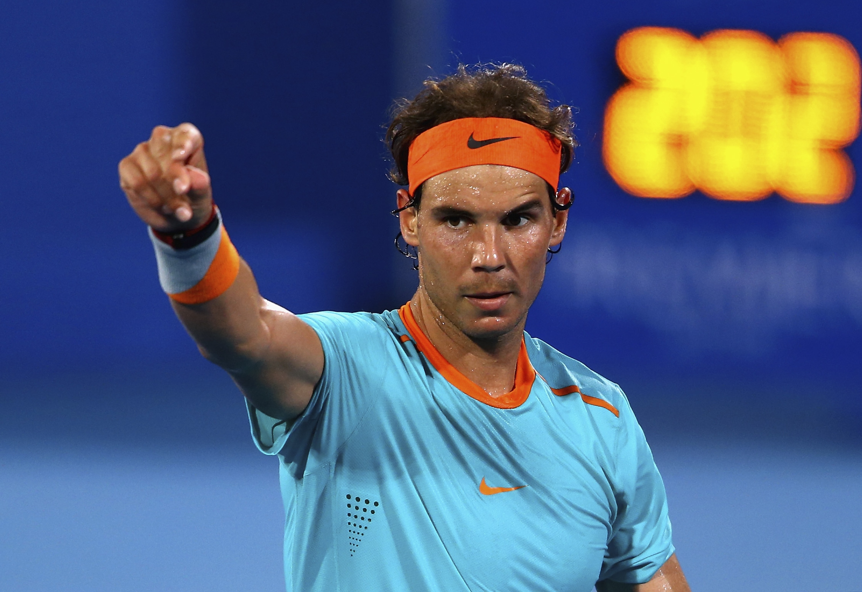Rafael Nadal vs Stanislas Wawrinka Abu Dhabi 2015 Pict. 1