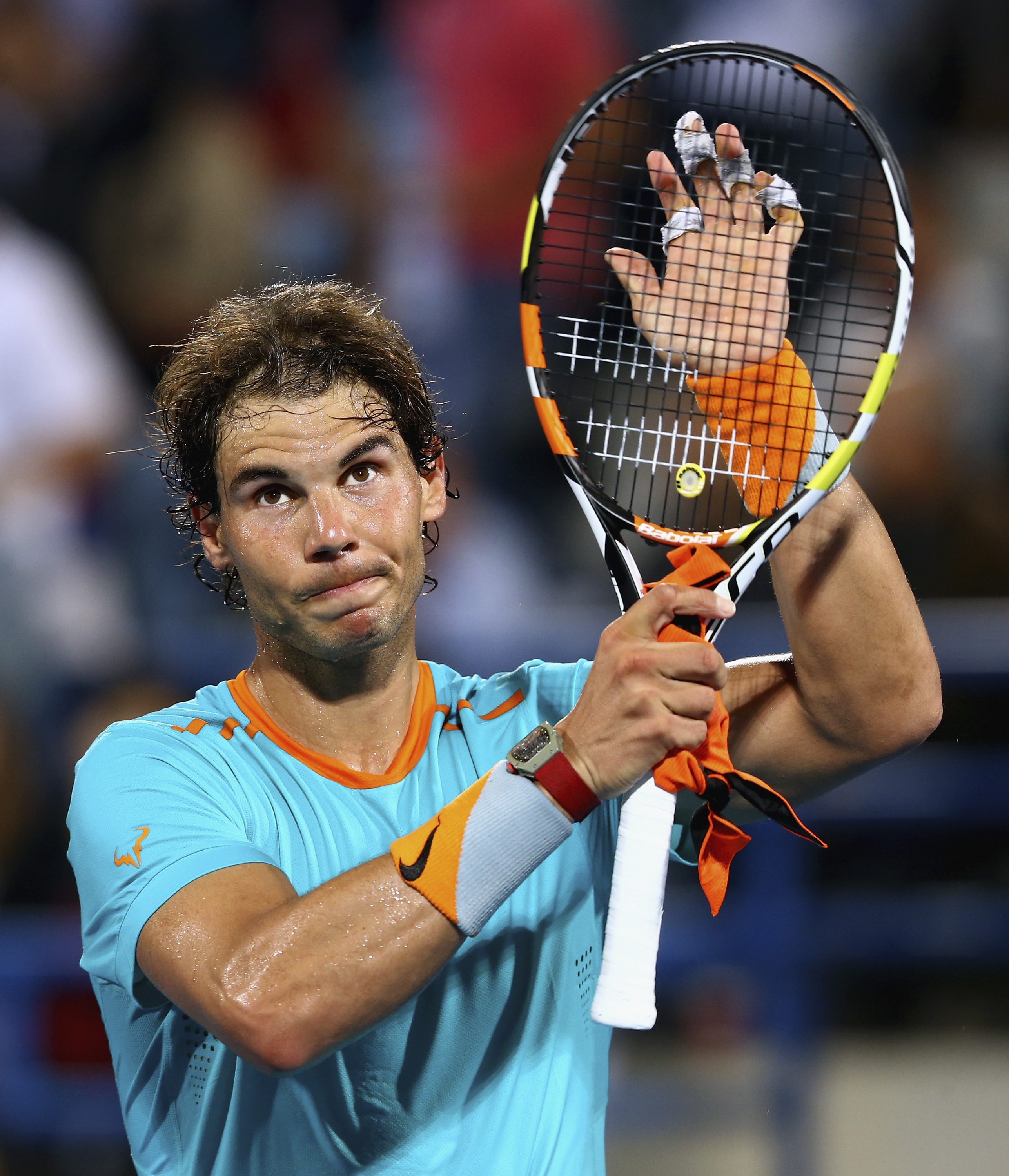 Rafael Nadal vs Stanislas Wawrinka Abu Dhabi 2015 Pict. 13