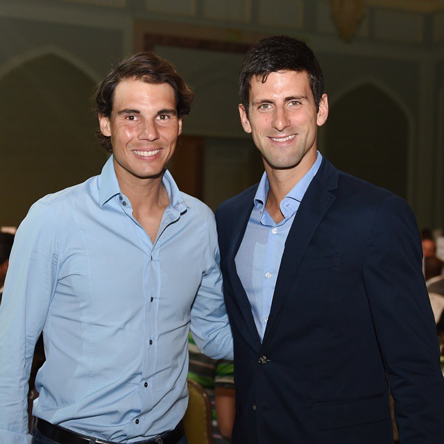 Nadal en la fiesta de jugadores del ATP Doha 2015 Pict. 2