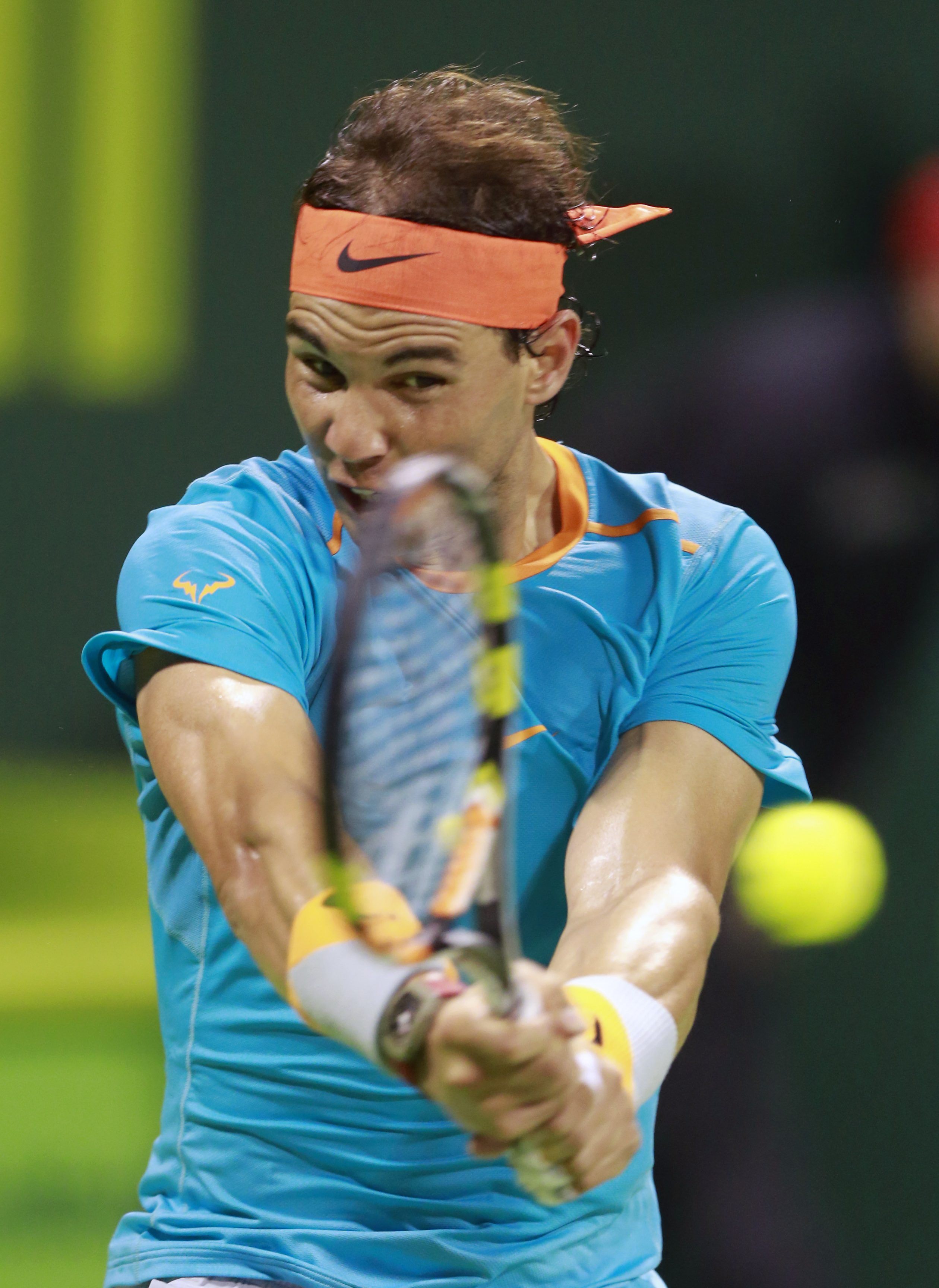 Rafael Nadal vs Michael Berrer ATP Doha 2015 Pict. 1