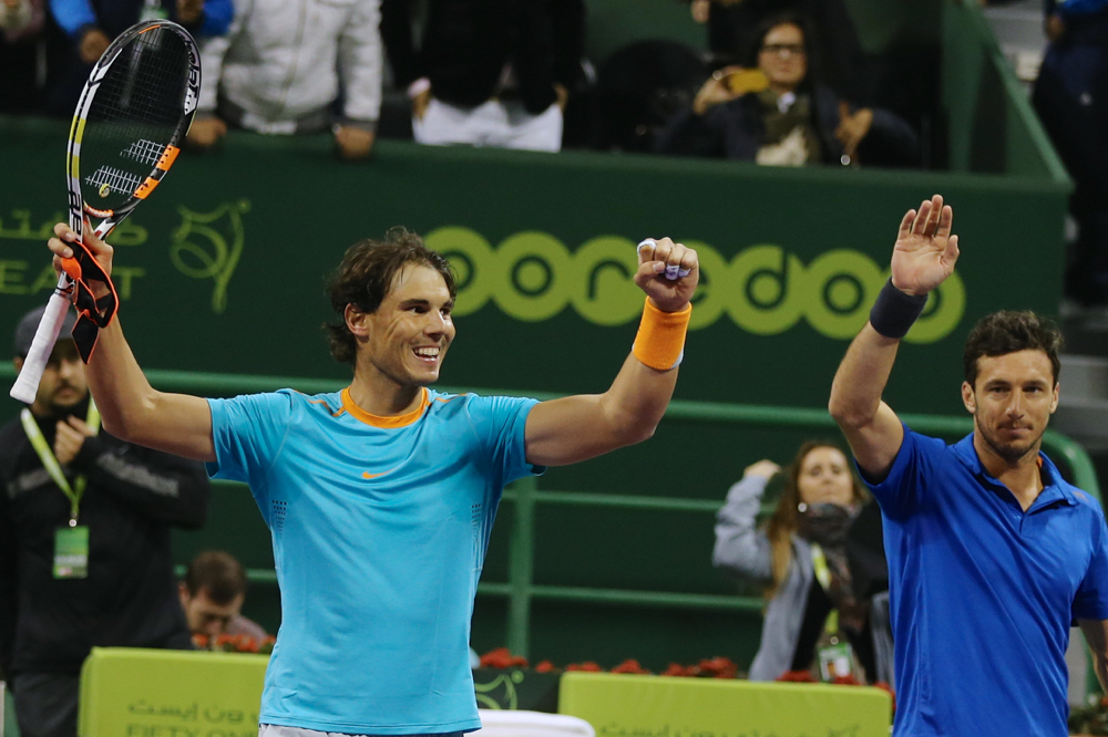 Nadal y Mnaco campeones del dobles de Doha 2015 Pict. 1
