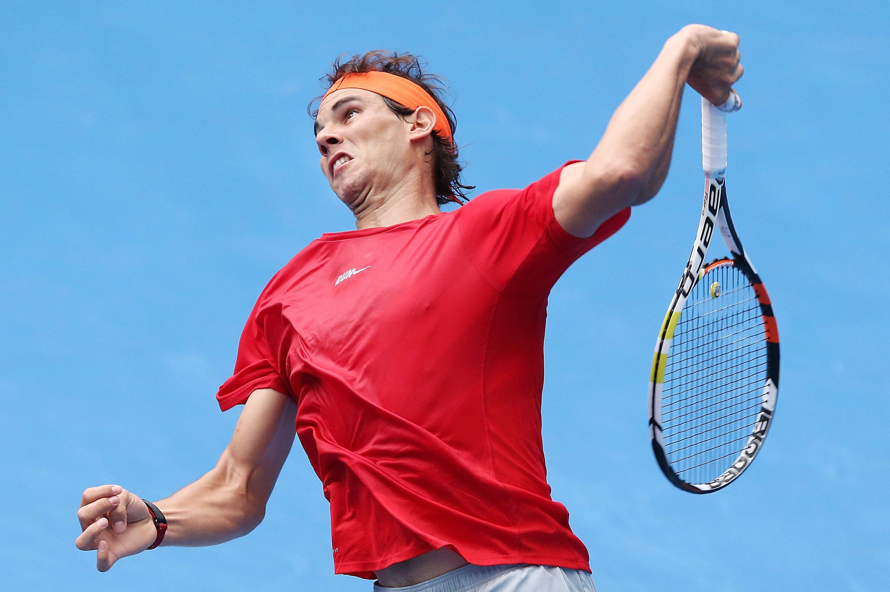 Entrenamiento de Nadal en Open Australia 2014 sesin jueves 15 Pict. 10