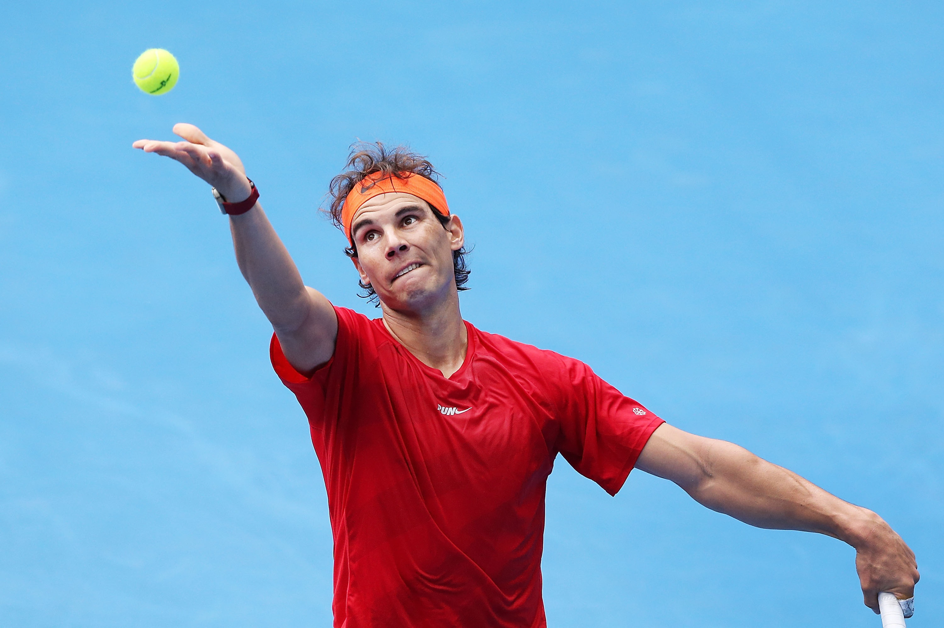 Entrenamiento de Nadal en Open Australia 2014 sesin jueves 15 Pict. 3
