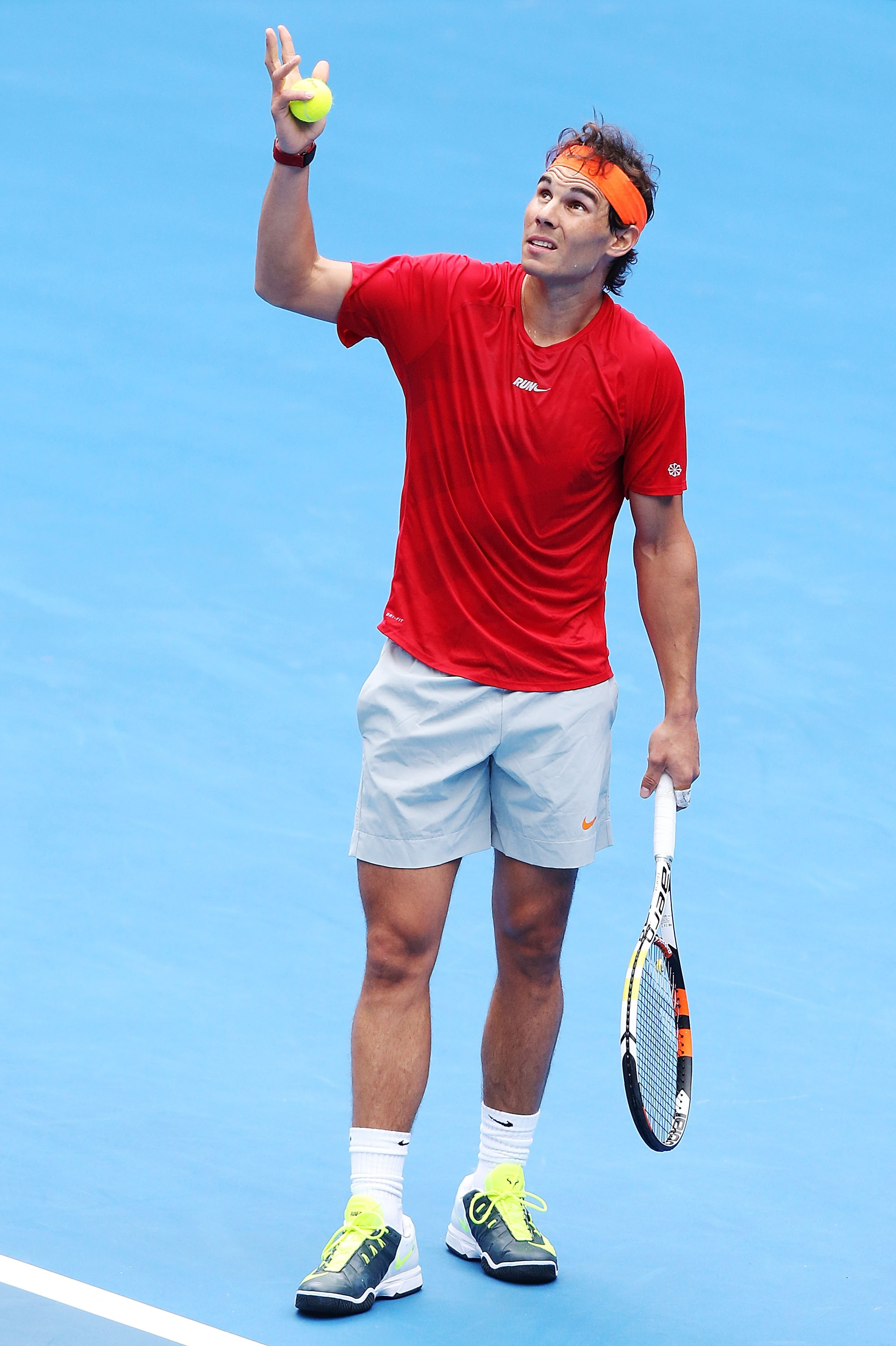 Entrenamiento de Nadal en Open Australia 2014 sesin jueves 15 Pict. 4