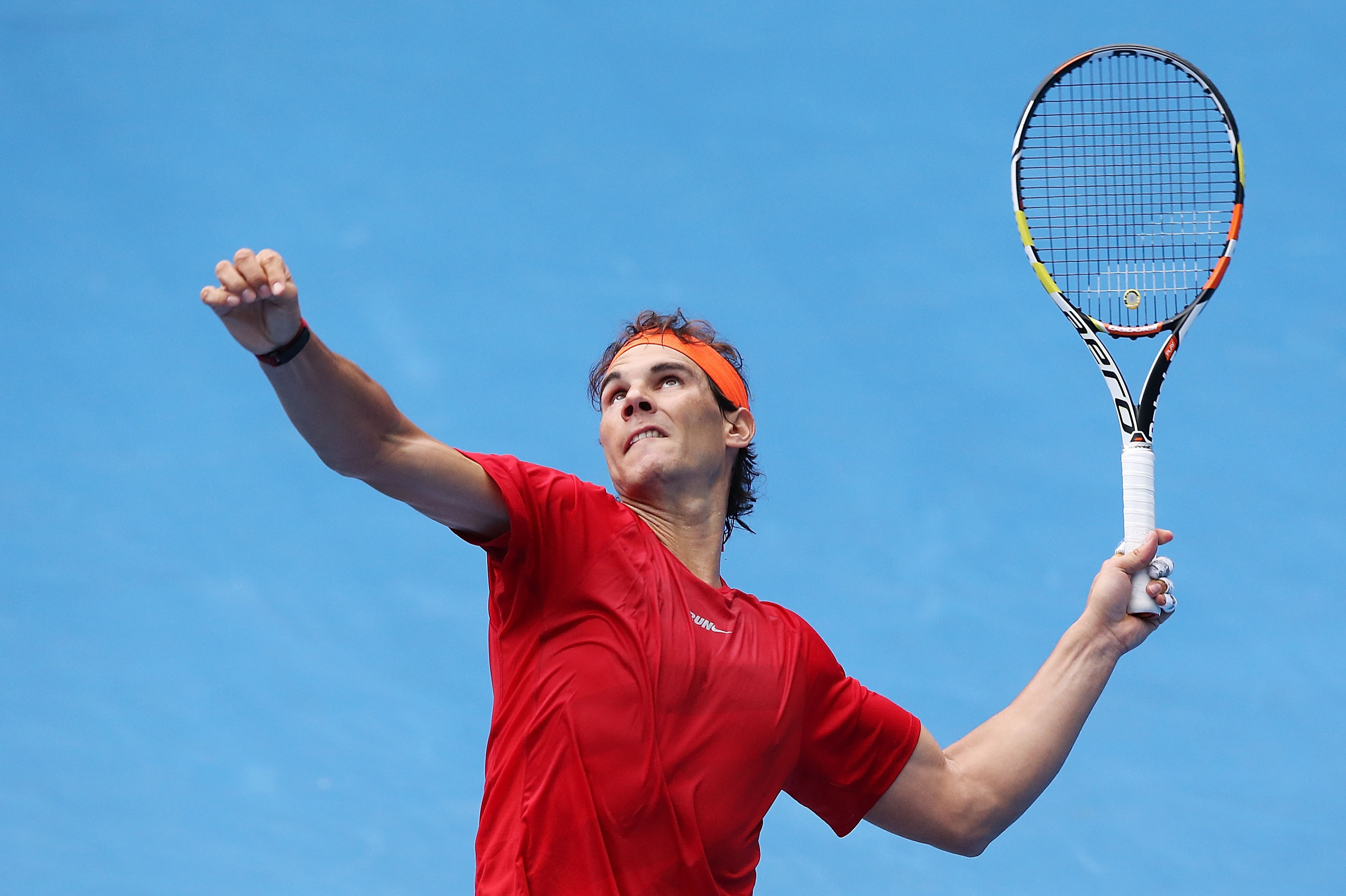 Entrenamiento de Nadal en Open Australia 2014 sesin jueves 15 Pict. 9