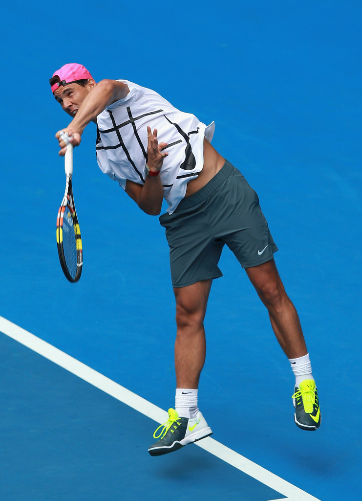Entrenamiento de Rafael Nadal al Open de Australia del domingo 18 Pict. 12