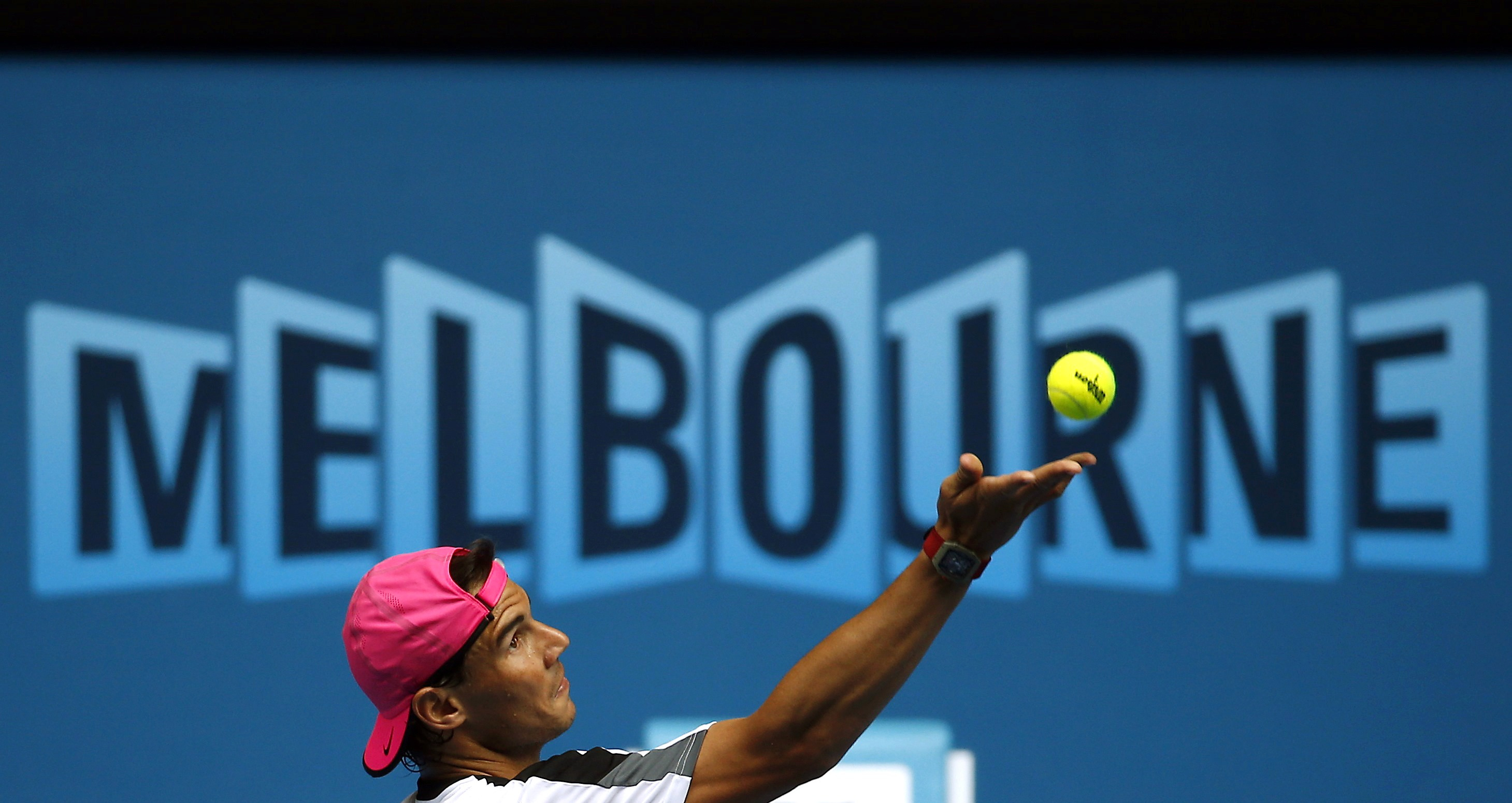 Entrenamiento de Rafael Nadal al Open de Australia del domingo 18 Pict. 6