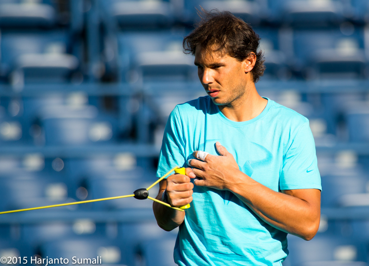 Rafael Nadal entrenando en Indian Wells este lunes Pict. 2