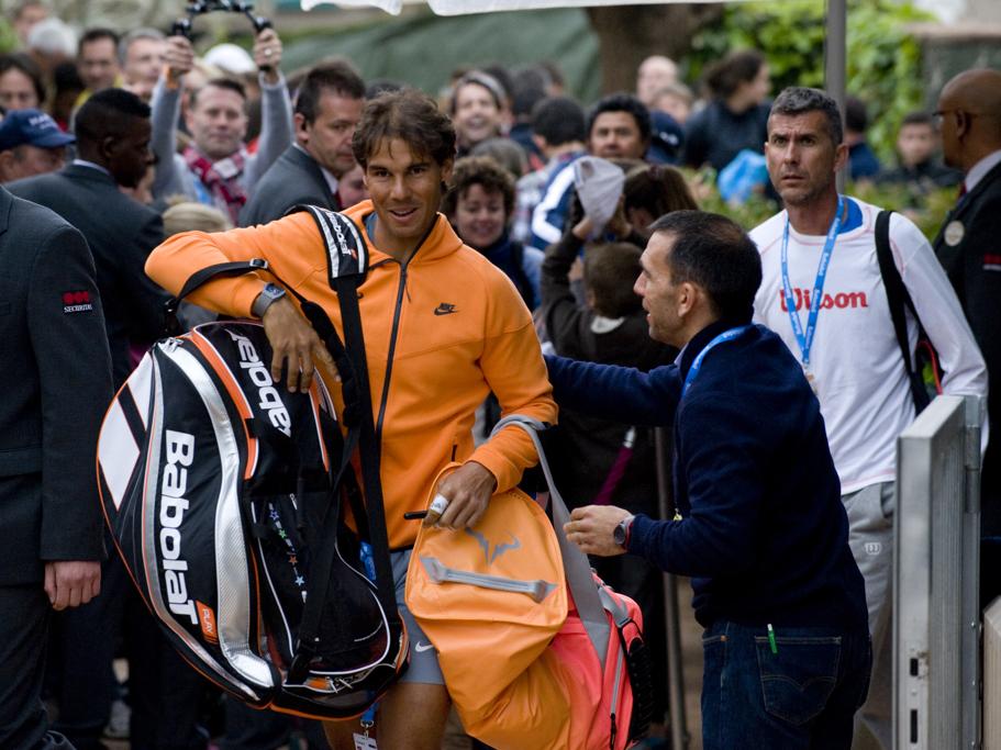 Primer entrenamiento de Rafa Nadal en el God Pict. 1