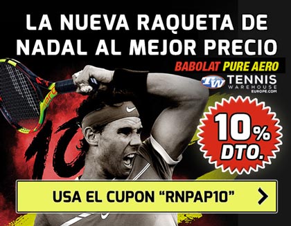 La nueva raqueta de Nadal, Babolat Pure Aero Decima, al mejor precio