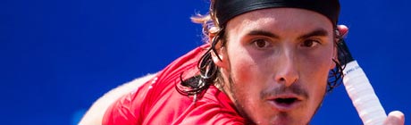 Panorámica de Stefanos Tsitsipas