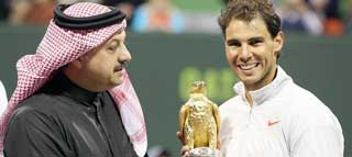 Rafa Nadal vence por primera vez en Doha