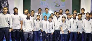 Rafa Nadal a los jvenes deportistas: Lo nico que puedo aconsejaros es que luchis con actitud positiva, hasta el ltimo momento