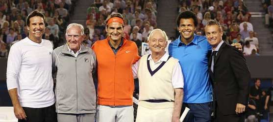 La exhibici�n de Federer en Melbourne