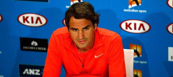 Federer: Necesitas una cancha más veloz... de lo contrario se convierte en un juego de sólo esperar